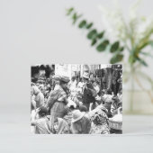 ソロラマーケットグアテマラヴィンテージ写真 ポストカード (スタンド正面)