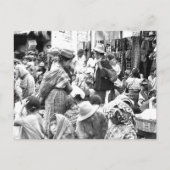 ソロラマーケットグアテマラヴィンテージ写真 ポストカード (正面)