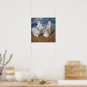 ソロラ島 – 海岸を散歩 ポスター (キッチン)