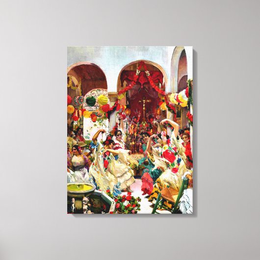 ソロラ絵画ズ – ダンス・セビリア キャンバスプリント (正面)