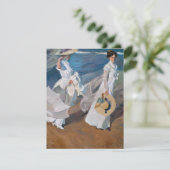 ソロラYバスティダ – 海岸に沿って散歩 サンキューカード (スタンド正面)