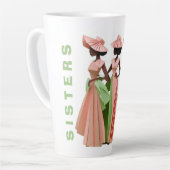 ソロリティ姉妹フォーエバー カフェラテマグ (左アングル)