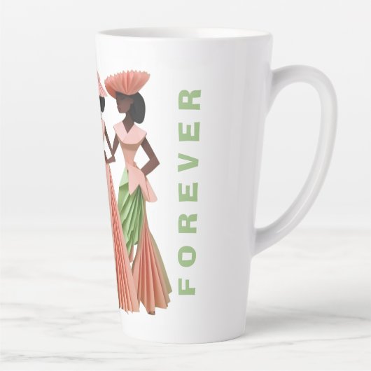ソロリティ姉妹フォーエバー カフェラテマグ (右)