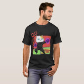 ソロレベルアップ レトロポスター Tシャツ (正面フル)