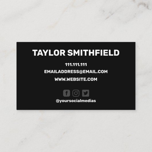 ソロロゴ 名刺 (裏面)