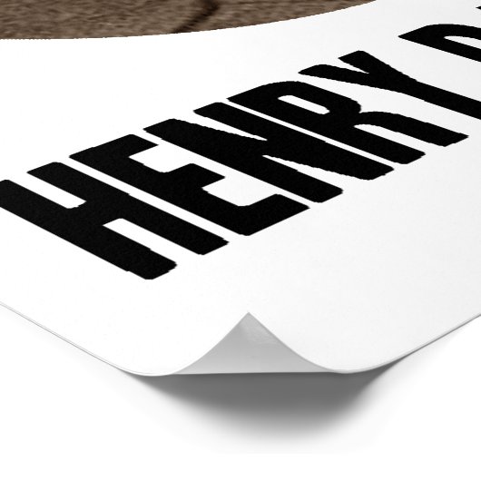 ソローが静かな生活を送る絶望の辞任 ポスター (角)