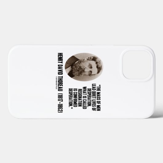 ソローが静かな生活を送る絶望の辞任 Case-Mate iPhoneケース (裏面 (横))