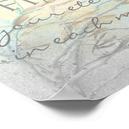 ソローやる気を起こさせる引用文ポスター自然アート ポスター (角)