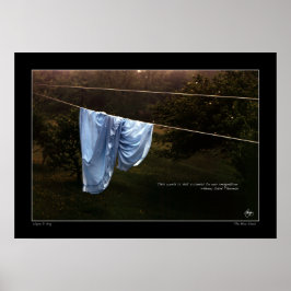 ソロー引用文ポスター「世界はキャンバスだ」 ポスター