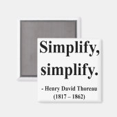 ソロー引用文1a マグネット (正面/裏面)