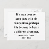 ソロー引用文4a ポストカード (正面/裏面)