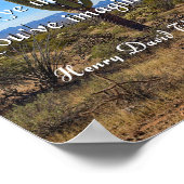 ソロー引用文、自信を持って行く ポスター (角)