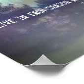 ソロー自然引用文は季節ごとに生きる ポスター (角)