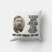 ソロー違うドラマーの音楽へのステップ クッション (裏面)