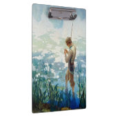 ソロー魚釣りアットワルデン池by N. C. Wyeth クリップボード (右)