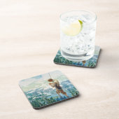 ソロー魚釣りアットワルデン池by N. C. Wyeth コースター (右側)