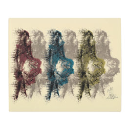 「ソロ」モダンメタルウォールアートx メタルプリント