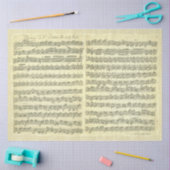 ソロ・ヴァイオリン音楽の原稿のためのバッハのパルティタ 薄葉紙 (クラフト)