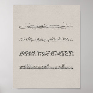 ソワーのミニマリストの寓話 – Matthew 13 ポスター