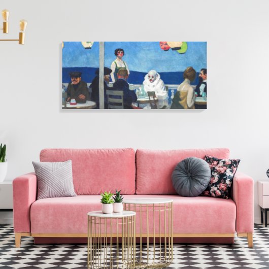 ソワールブルー |エドワード・ホッパー | キャンバスプリント (インサイチュ (リビング))