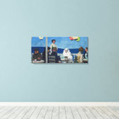 ソワールブルー |エドワード・ホッパー | キャンバスプリント (インサイチュ (ウッドフロア))