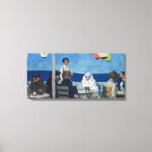 ソワールブルー |エドワード・ホッパー | キャンバスプリント (正面)