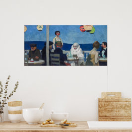 ソワールブルー |エドワード・ホッパー | ポスター