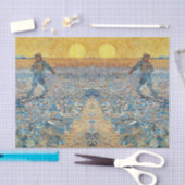 ソワー – ヴィンテージデコパージュ紙 薄葉紙 (クラフト)