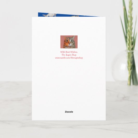 ソンおもしろい魚釣り誕生日 カード (裏面)