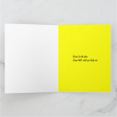 ソンやる気を起こさせる誕生日カード カード (内部)