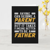 ソンアンドパパことわざの父の日 カード (黄色い花)