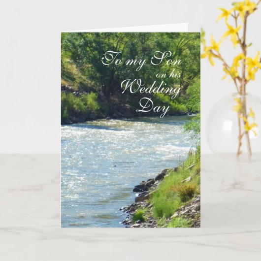 ソンウェディングデイカントリーストリーム カード (黄色い花)