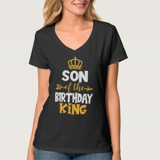 ソンオブザ誕生日キングデイアイディアパパ Tシャツ (正面)