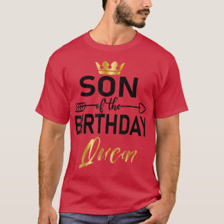 ソンオブザ誕生日クイーンモムズデイマッチング誕生 Tシャツ
