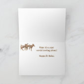 ソンキュートウルフパップス誕生日カード カード (内部)