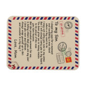 ソンギフト|お母さんから息子への愛の手紙 マグネット (横)