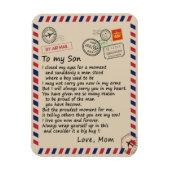 ソンギフト|お母さんから息子への愛の手紙 マグネット (縦)