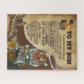 ソンギフト |パパからの息子への手紙 ジグソーパズル (横)