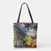 ソンクランタイ文化水スプラッシュ夏フェスティバル トートバッグ (裏面)