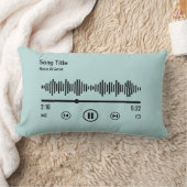 ソングアルバパーソナライズされたム音楽愛好家 ランバークッション (ブランケット)