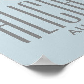 ソングオブソロモカスタムン色 |の結婚ゲストブック ポスター (角)