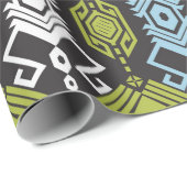 ソングケット天雲の幾何学的シームレス模様(クレア付) ラッピングペーパー (ロールコーナー)