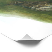 ソングスリッシュガーデン鳥の水色プリント フォトプリント            (角)