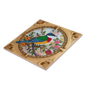 ソングバエレガントードオンフローラブランチ タイル (側面)