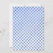 ソングバードと赤ちゃん象のベビーシャワー 招待状 (裏面)