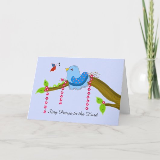 ソングバード勇気付けられる カード (正面)