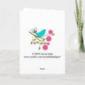 ソングバード愛す恋しく思る詩 カード (裏面)