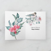 ソングバード 詩 カード (内部)