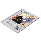 ソングブックパーソナライズされたバウハウスバンド ノートブック (左側)