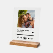 ソングプラーク記念日カップル記念 アクリルサイン (傾斜)